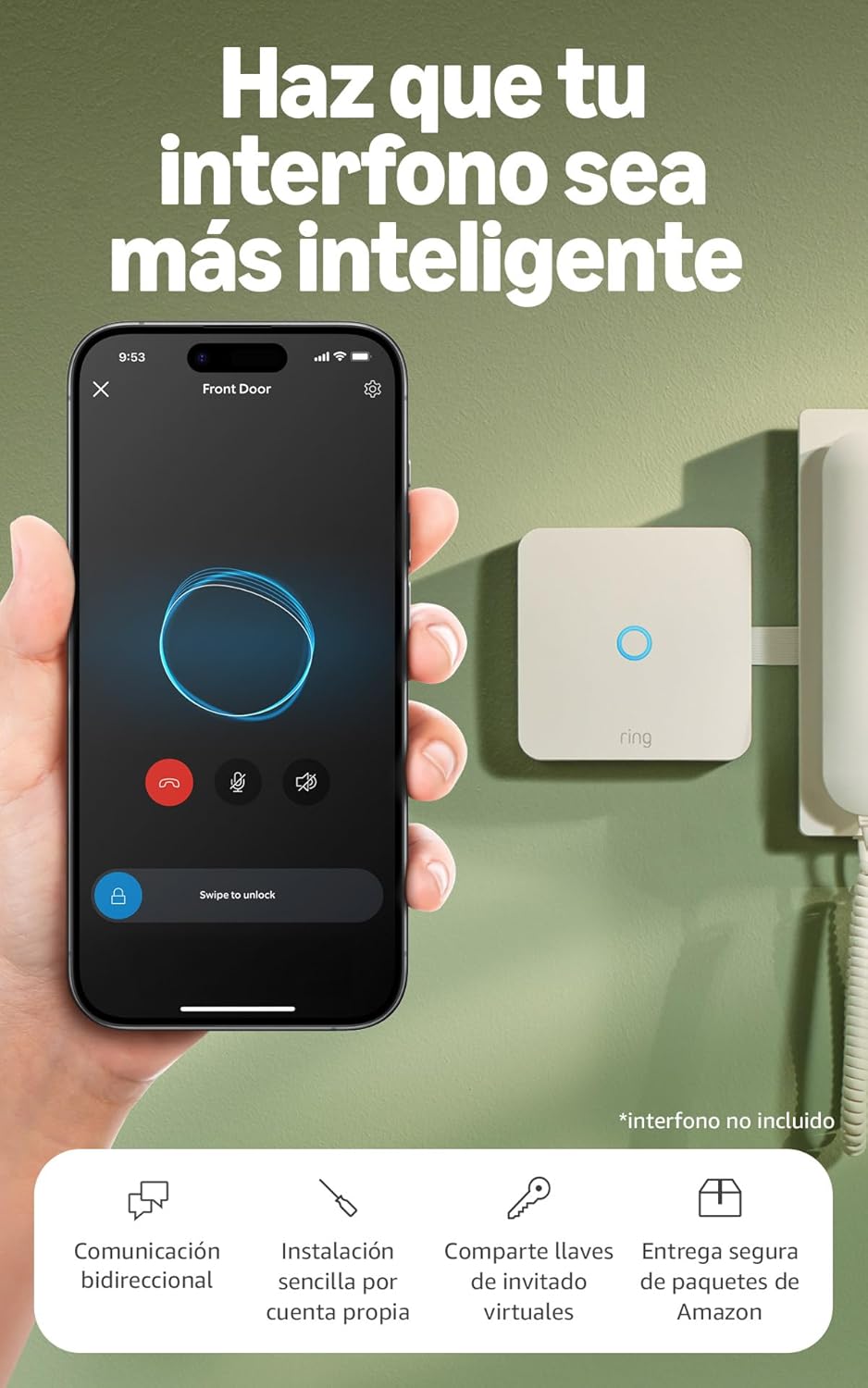¿Piso con portero? → Ring Intercom